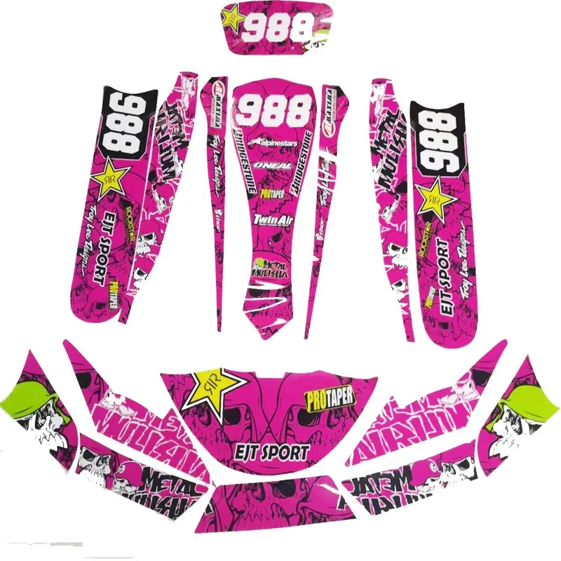 FOR Competitive Kart Imported Sticker Print Crystal Latte Scratch-resistant Wear-resistant Extra Thick Suitable