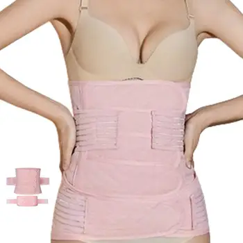 Faixa de barriga após o gravidez cinto maternidade pós-parto espartilho conjunto shapewear espartilho cinto emagrecimento bandagem banda waisr trimmer