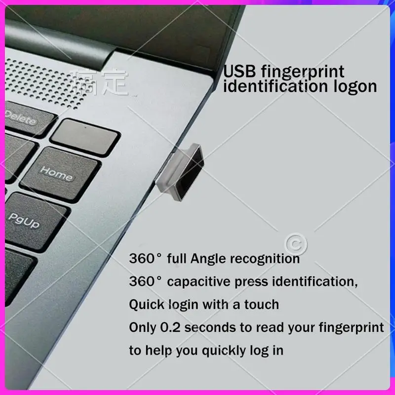 AP-1 قطعة USB قارئ بصمات الأصابع الكمبيوتر USB قفل ببصمة الأصبع لنظام التشغيل Windows 10 11 مرحبا USB بصمة تسجيل في وحدة فتح