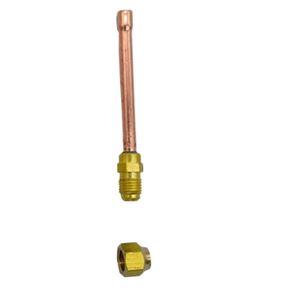 Thickened Copper Pipe Fitting for Air Conditioning Indoor Units Welding Connection 6 10 12 16 19mm Tubing Diameter