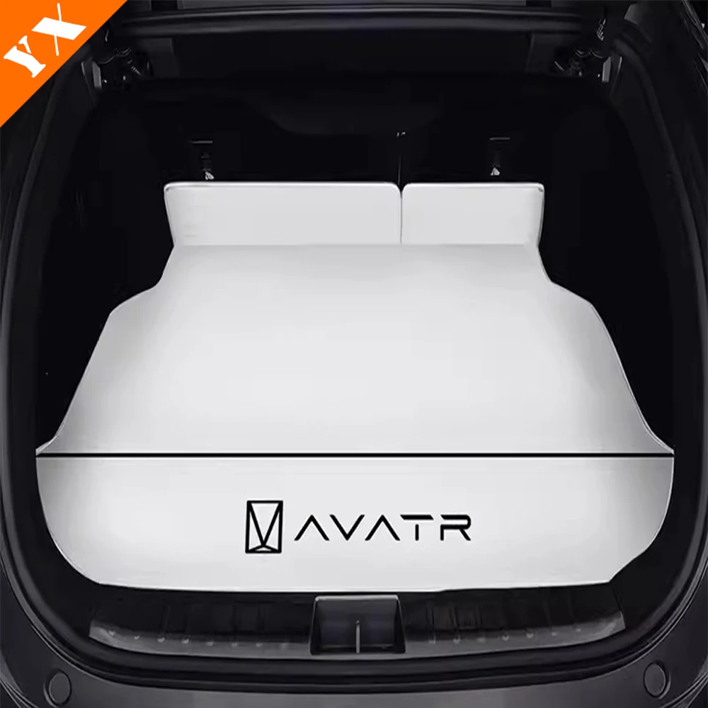 For Changan AVATAR 12 Accessories 2023-2024 Leather Interior Decoration Car Trunk Mat Rear Trunk Mat Wear-Resistant Waterproof