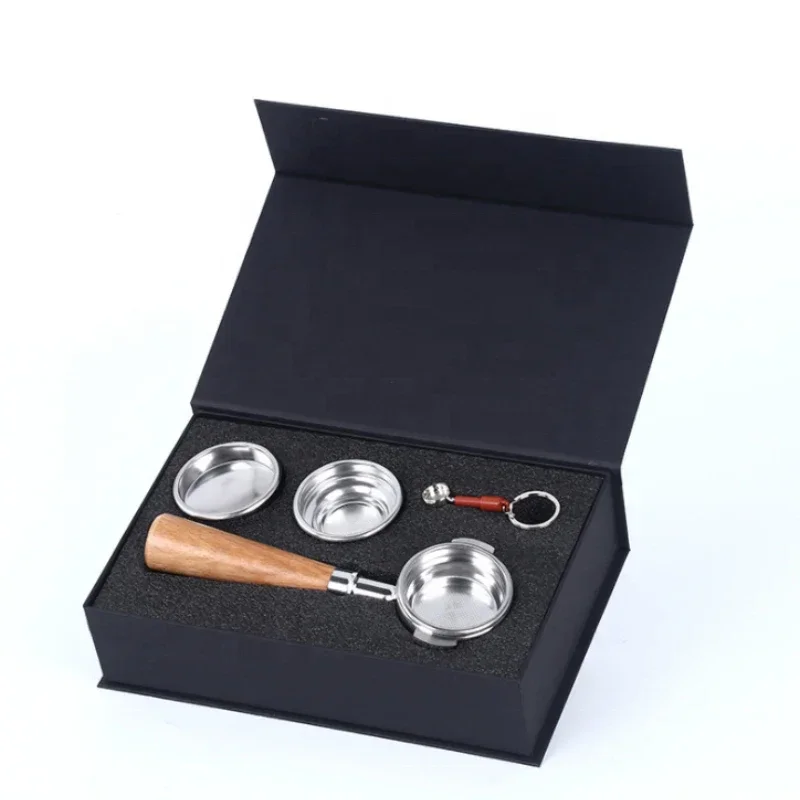 

58mm Food grade Stainless steel coffee espresso bottomless coffee portafilter gift set