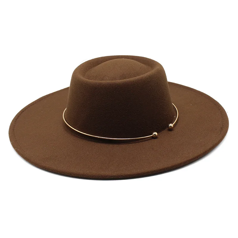 2024 Fedora Hat Men Women Suede Imitation Woolen Winter Felt Hats Fashion Black Top Jazz Hat Fedoras Chapeau Sombrero Mujer