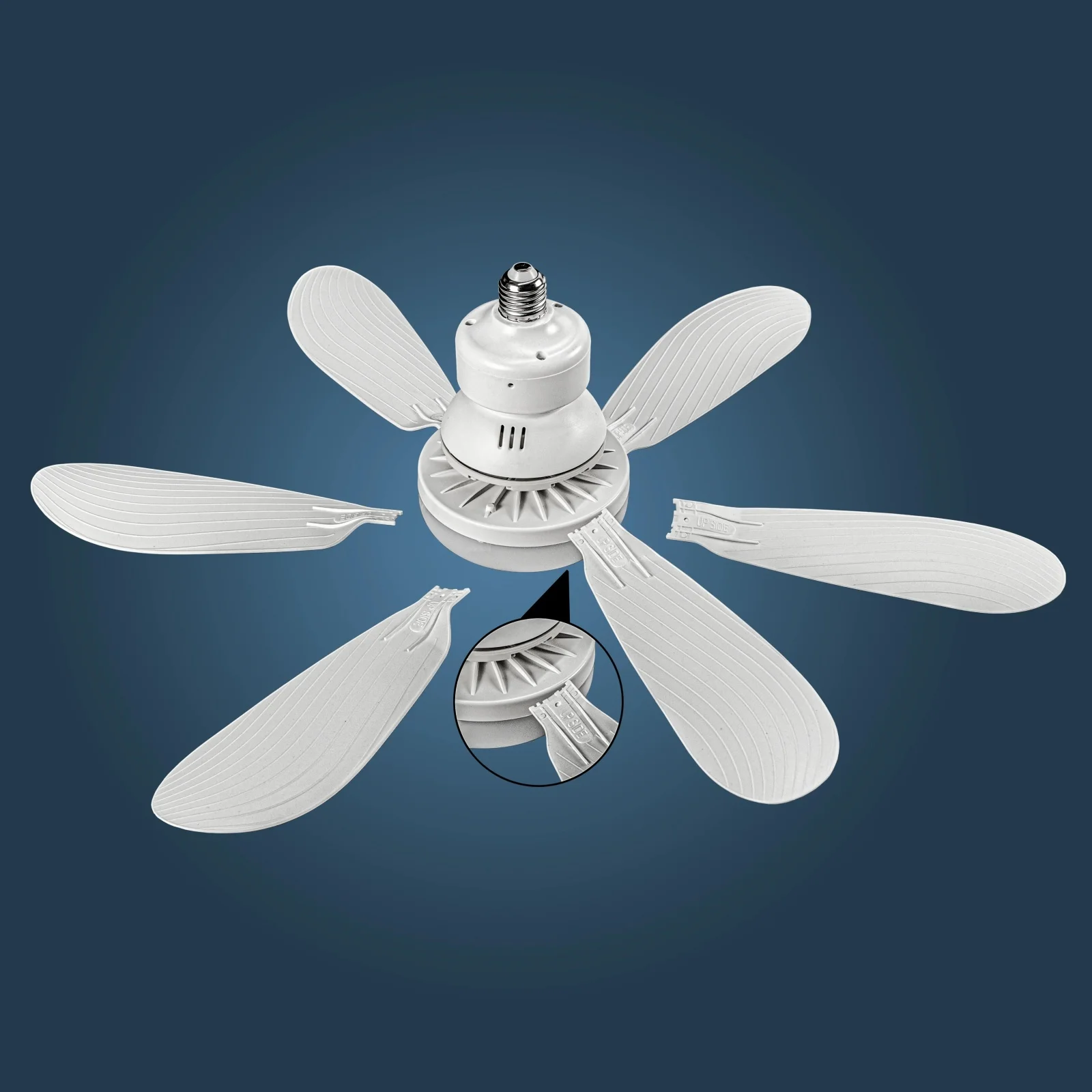 LED ceiling fan light E27 with remote control dimming 3-speed adjustable wind speed suitable for living room study home use