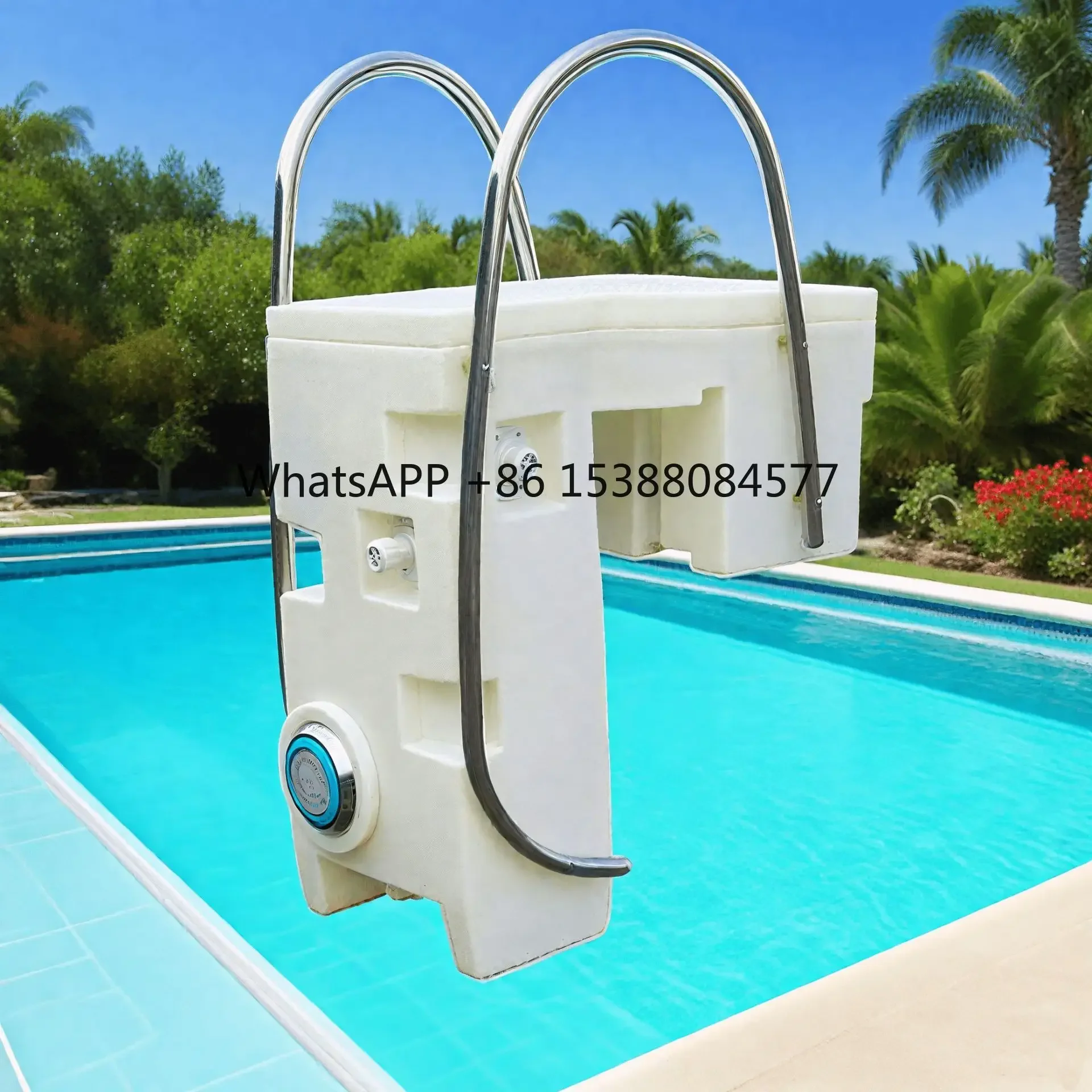 

Wall-mounted swimming pool integrated machine, swimming pool filter, multi-functional disinfection integrated water processor wi