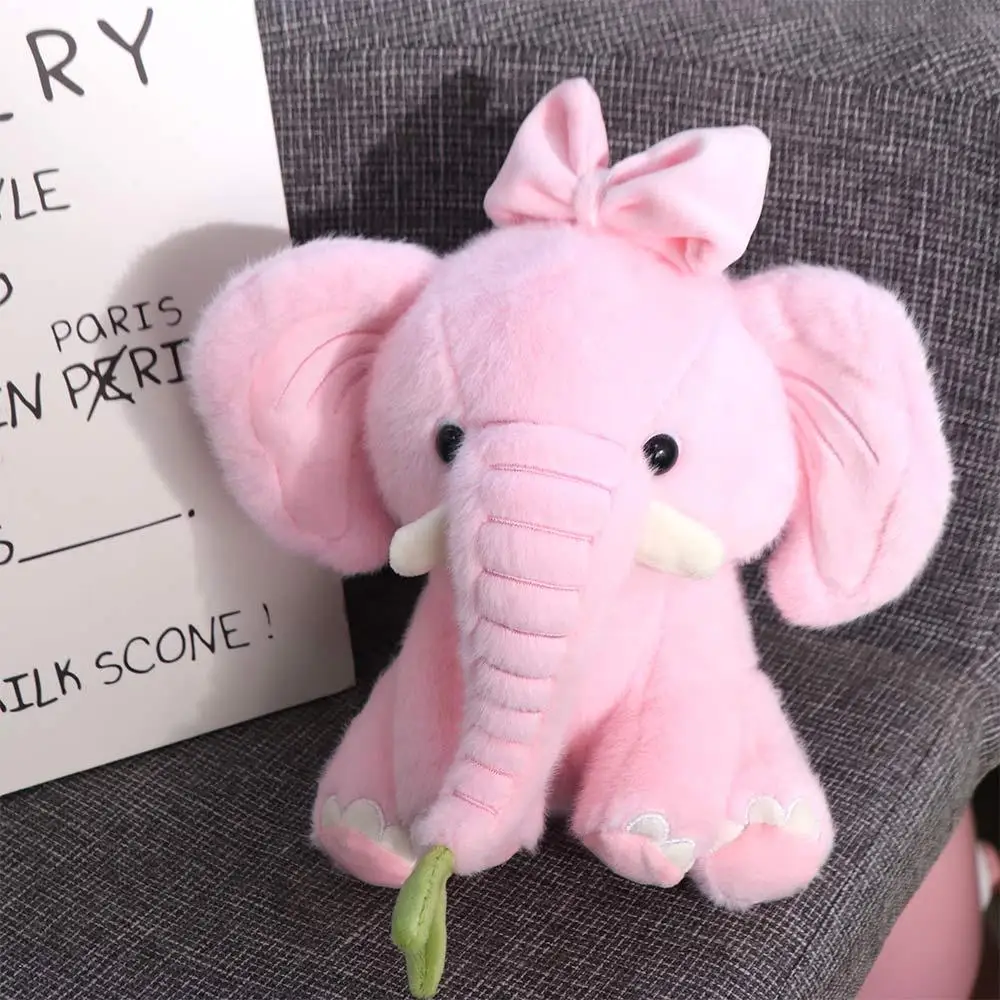 لطيف تاج الفيل أفخم دمية الكرتون محشوة الكرتون الفيل بلوشي Kawaii الإبداعية الحيوان محشوة اللعب ديكور المنزل #6