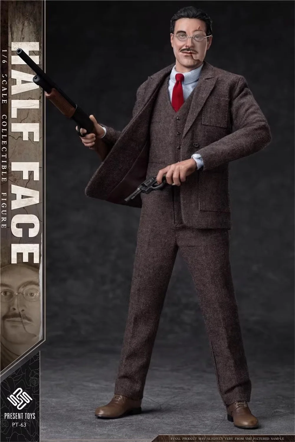 1/6 PRESENT PT-sp63 Mannelijke Soldaat Killer Atlantic The Empire Half of the Face met Hoofd Hand Voet Voor 12 "Action Figure