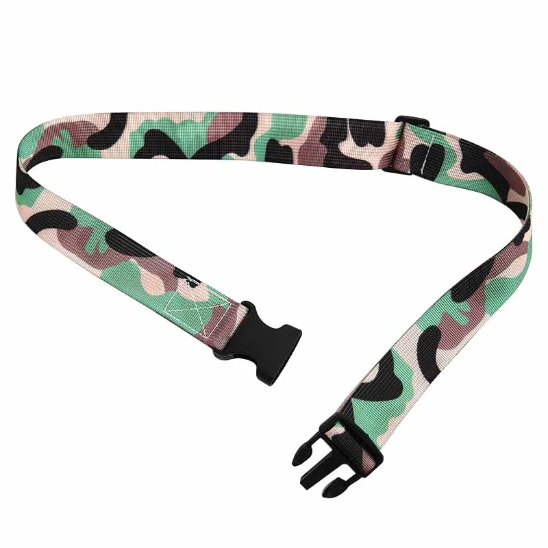 Students Training Unisex Belt Camouflage Canvas Plastic Insert Buckle Youth Schoolboy Belts Outdoor Sports Girls Belt Nylon Belt