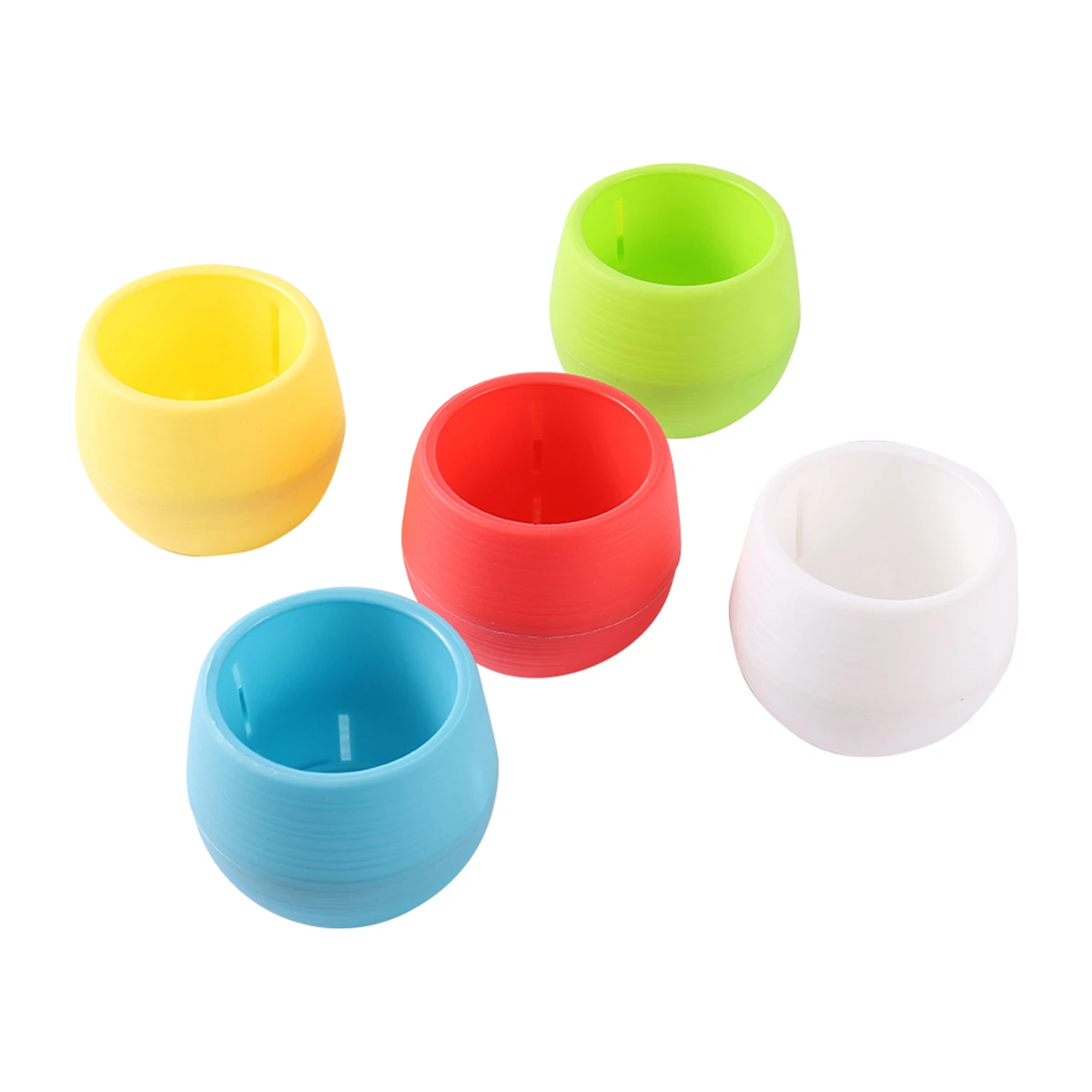 1/5Pcs Mini Size Plastic Flowerpot Garden Yard Succulent Flowerpot Plant Flower Grass Small Tree Planting Home Decoration Crafts