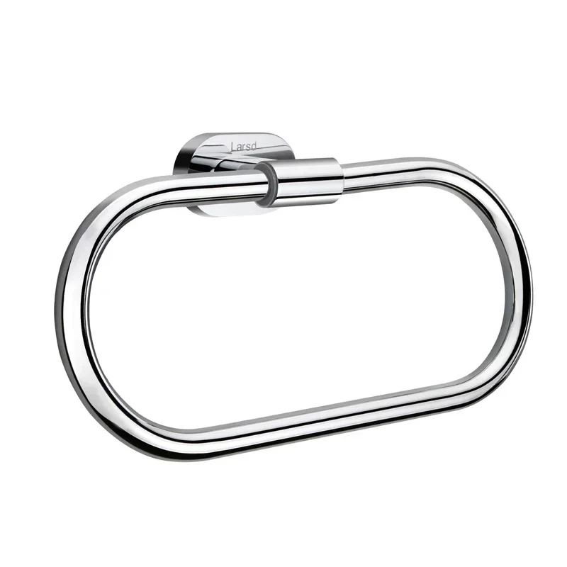 Bathroom Accessory solid brass polished chrome Round bathroom shelf  holder rack suitable for Towel