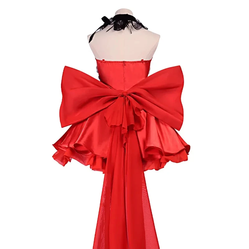 

A,4'k/CosplayNIKKE：The Goddess of Victory Asuka Langley Soryu Cosplay Costume Red Sexy Dress Party Uniform Suit Girls 5,j'8.k/4\