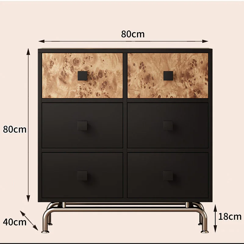 Beauty Large Capacity Living Room Cabinet Apartment Waterproof Storage Cabinet Easy Clean Wide Meuble Salon Home Furniture