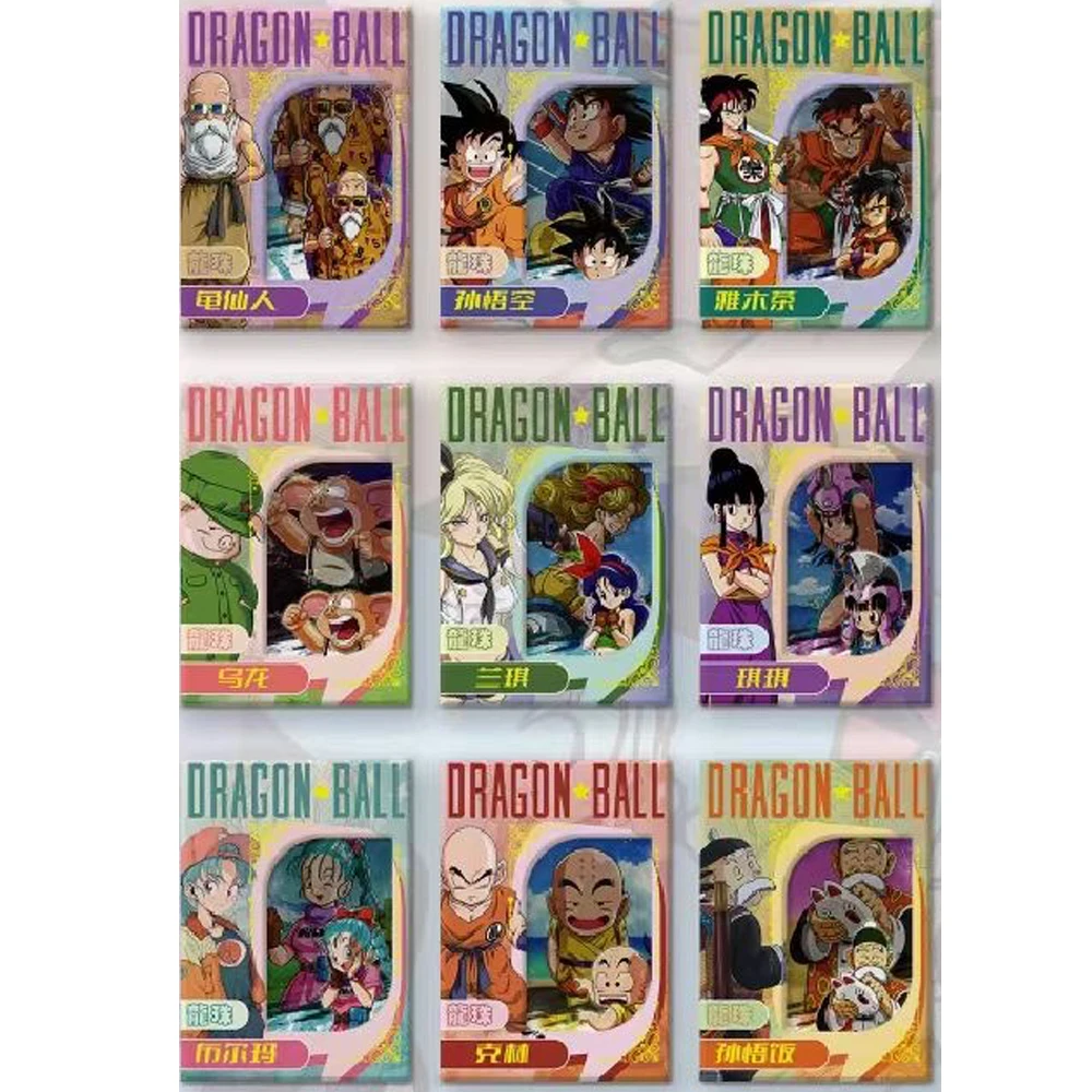 New Dragon Ball Cards Wholesale 36BOX Case Character Role Serie Super Saiyan Son Goku Shiny Anime Trading Cards