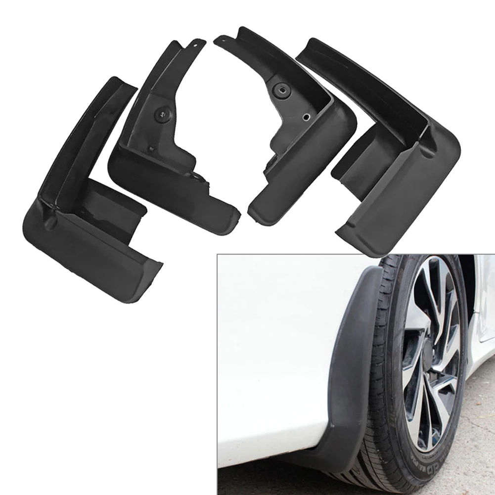 4pcs/Set Car Splash Guards For Toyota Corolla E210 Sedan 2020 2021 Front Rear Left Right Mud Flaps Mudguards Mudflap