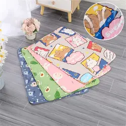 Cute Washable Dog Cooling Mat Summer Pad Breathable Pet Cold Bed Pet Ice Pad Blanket Dog Cat Sleeping Pad Pet