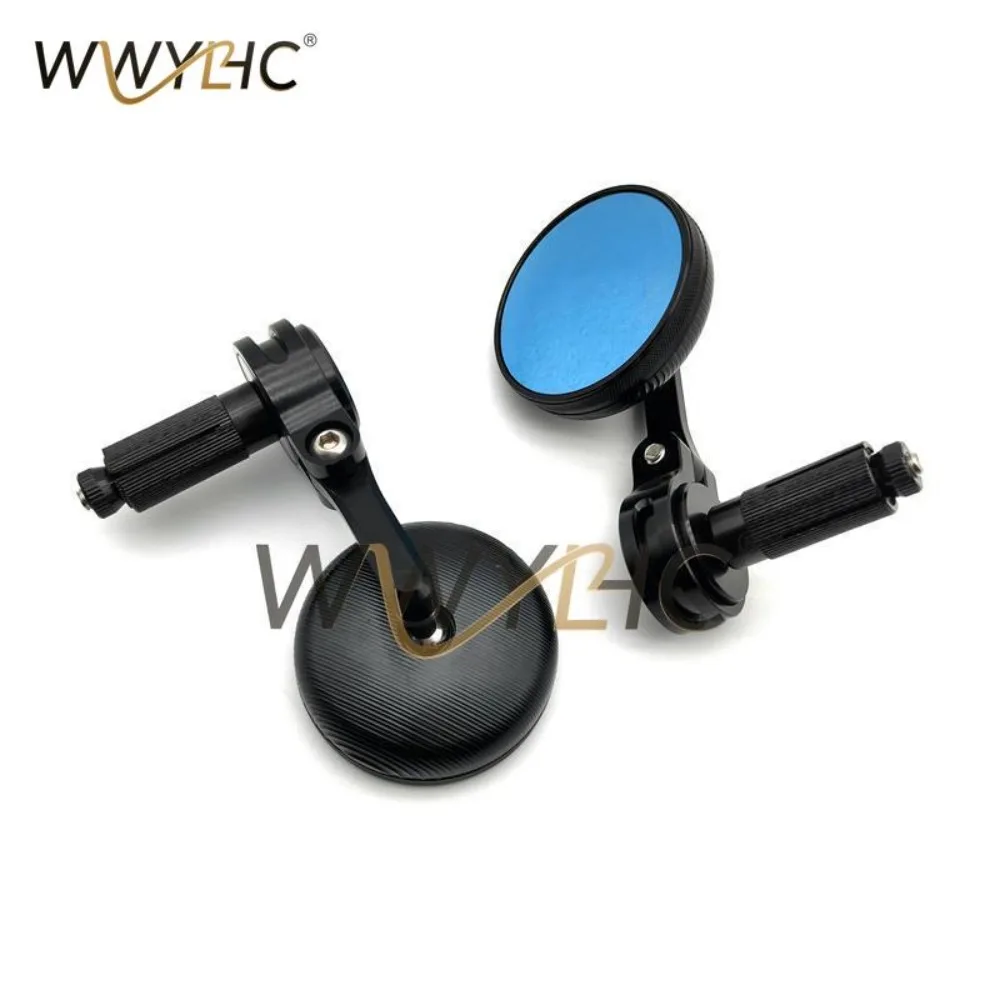 Motorcycle Rearview Mirror 6mm Mirror Retro Handlebar Mirror N1 Reversing  Handlebar Inner Hole 17mm