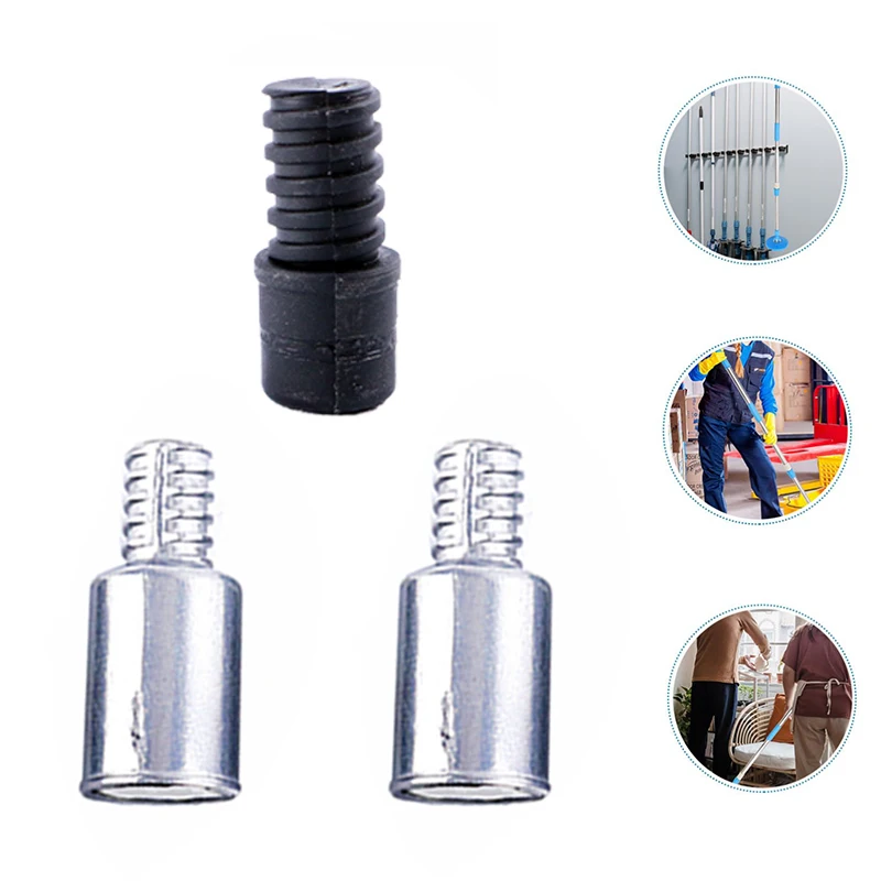 

Adapt Threaded Extension Poles Broom Adapter Broom Adapter Brood Handle Crack Proof Installation Long Service Life