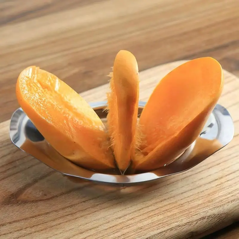 

Stainless Steel Mango Corer Food Crusher Manual Processor Vegetable Fruit Slicer Tools Home Essentials Novel Kitchen Accessories