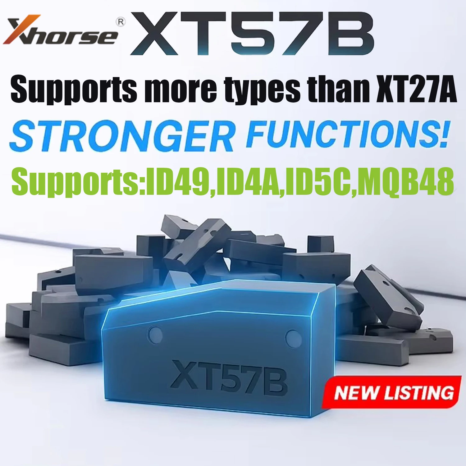 XT57B VVDI Super Chip Transponder Chip Support ID46 ID48 ID4C ID8E ID8C ID8A ID49 ID4A ID47 ID64/ID4E ID13 ID12