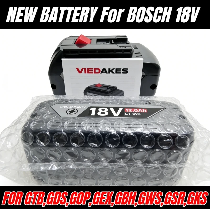 

100% Original Viedakes 18v battery for bosch battery18v,suitable for bosch GTB,GDS,GOP,GEX,GBH,GWS,GSR,GKS 18v series power tool