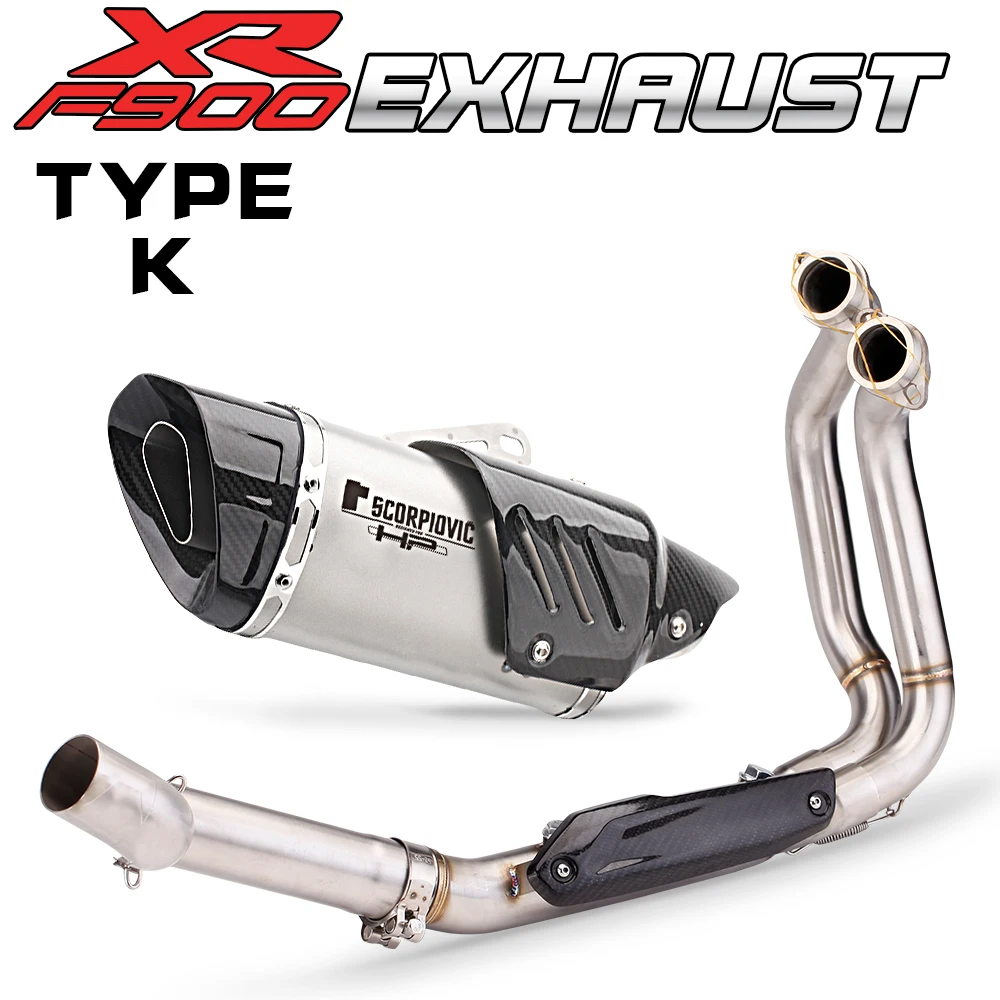 

Выхлопная система мотоцикла для F900R F900XR 2020-2024 Escapes Moto, глушитель передней трубы F900R