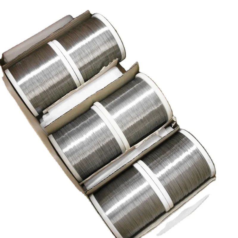 Bright Annealed Soft 0.03mm 0.05mm 0.07mm Nichrome NiCr 8020 X20H80 Ni80 Heating Resistance Wire