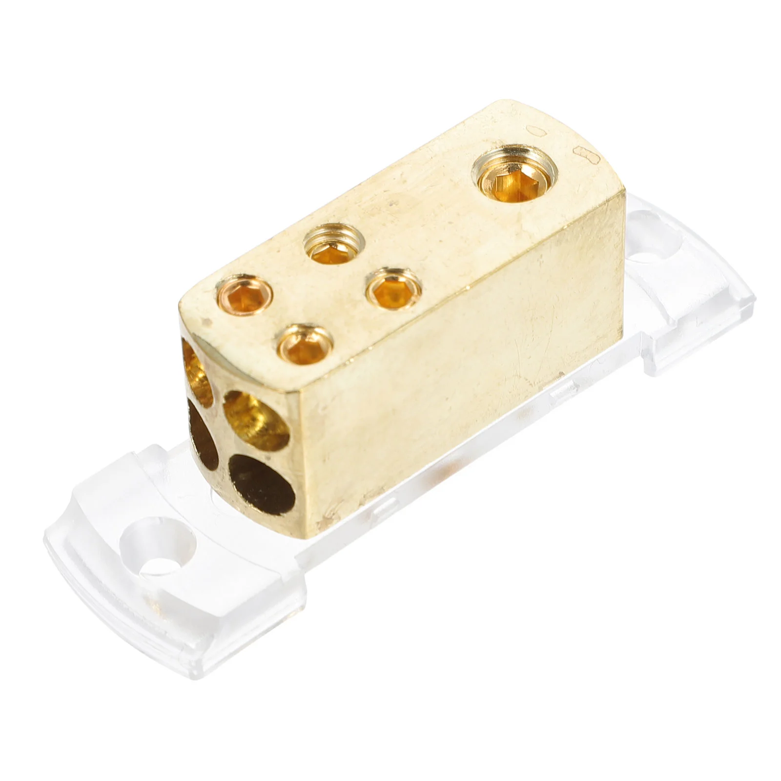 Car Speaker Modification Amplifier Power Distribution Block Ground Distributor Supply Zinc Alloy Gold Plated Supplies