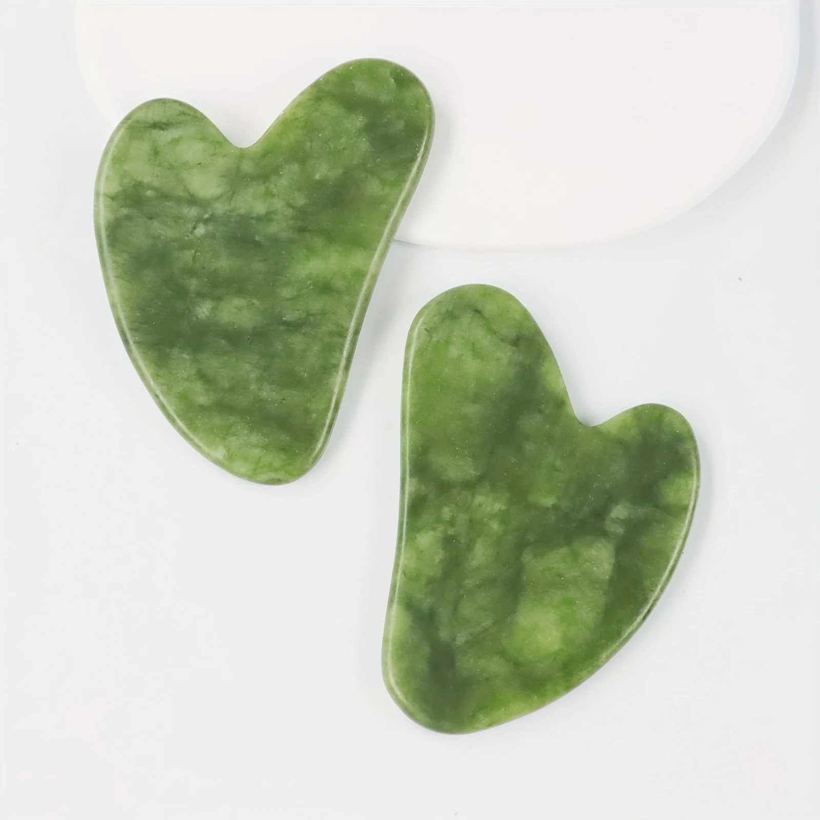 Facial Gua Sha Tool Jade Guasha Board Muscle Relaxation Skin Lifting Face Thin Scraper Face Massager Beauty Tool Self-Care Gift view 6