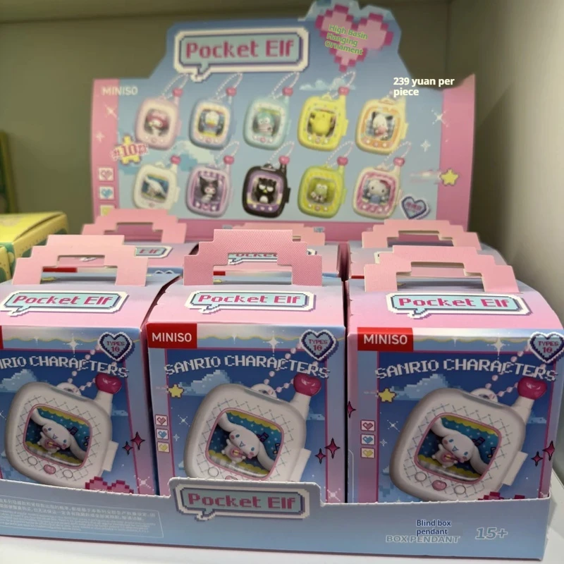 

Authentic MINISO Pocket Monster Series Blind Box Charms Cute Girls Gifts Quality Toy Collectible Trendy Surprise Item