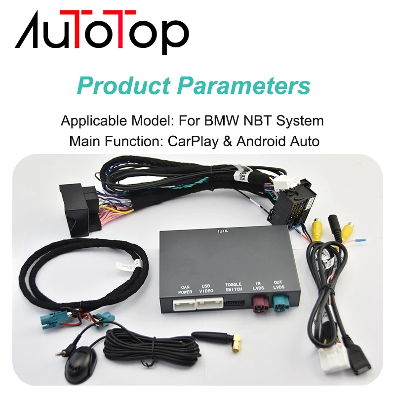 Drahtlose Carplay Android Auto Modul Box Für BMW NBT System 1 2 3 4 5 6 7 Serie X3 X4 X5 X6 MINI F20 F30 F25 F10 F22 F48 F01 – Detail 6