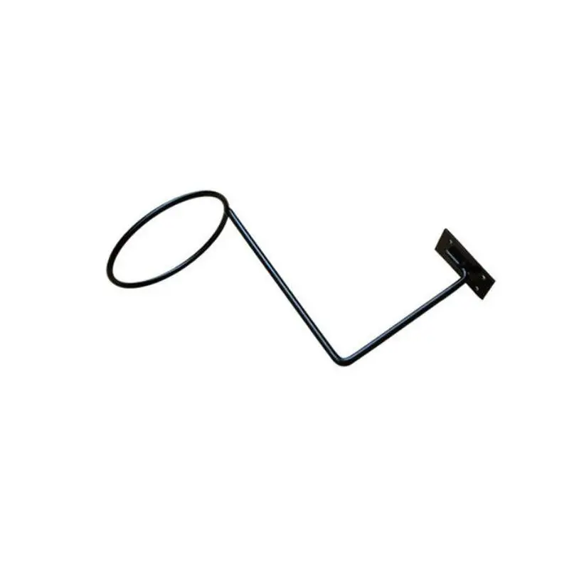 Universal Wall Mounted Screws Bicycle helmet Holder Wig Hat Display Stand, Thickened Base Durable Motorcycle Helmet Black Hanger