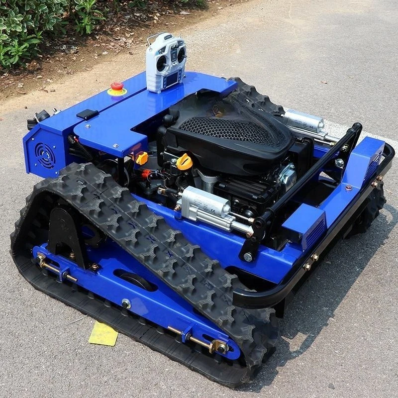 

Crawler remote control lawn mower, all-terrain universal vertical lawn mower, ditch climbing and pit mower