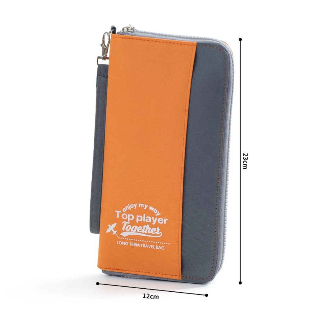 

New RFID Passport Bag Oxford Cloth Anti-theft Credit ID Card Ticket Holder Waterproof Zipper Travel Wallet Travel Accessories