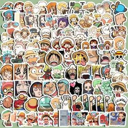 100PCS Cool One Piece Anime Cartoon Stickers Decals for Kids DIY Laptop Scrapbook Fridge Graffiti Funny Sticker Toy Gifts