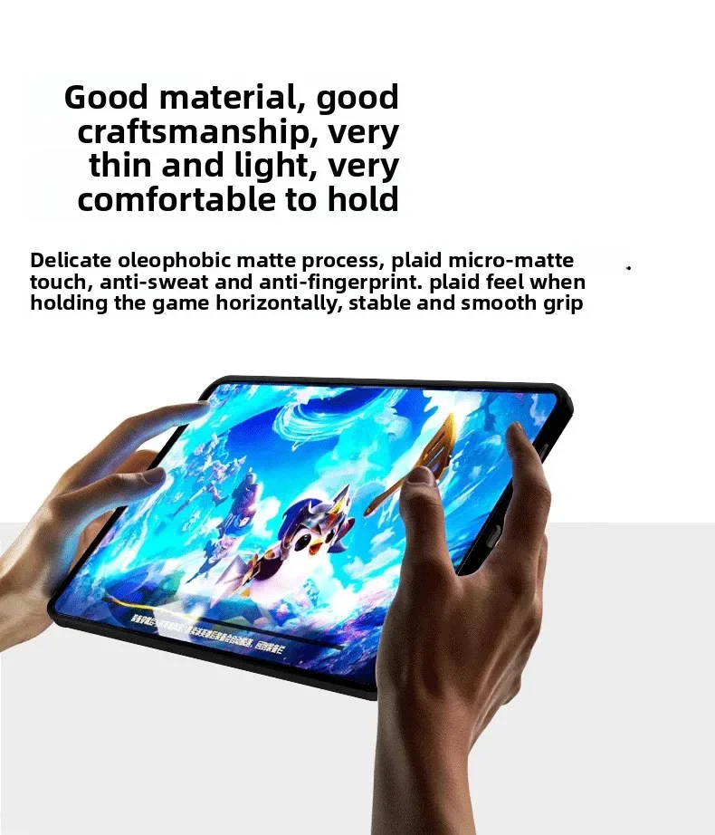 Hollow Heat Dissipation Gaming Tablet Sleeve TPU Full Protective Cover for iPad Air 11in Pro11 iPad10th11th12th iPad Mini7 Mini6