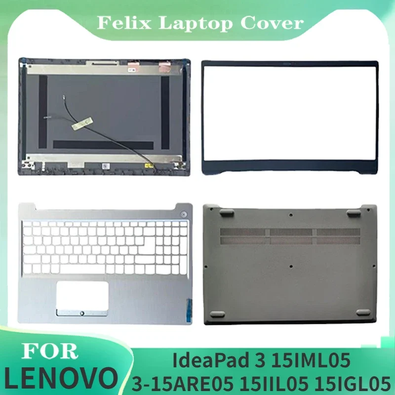 

NEW For Lenovo IdeaPad 3 15IML05 3-15ARE05 15IIL05 15IGL05 15ADA05 LCD Back Cover/Bezel/Hinges/Palmrest/Bottom Case