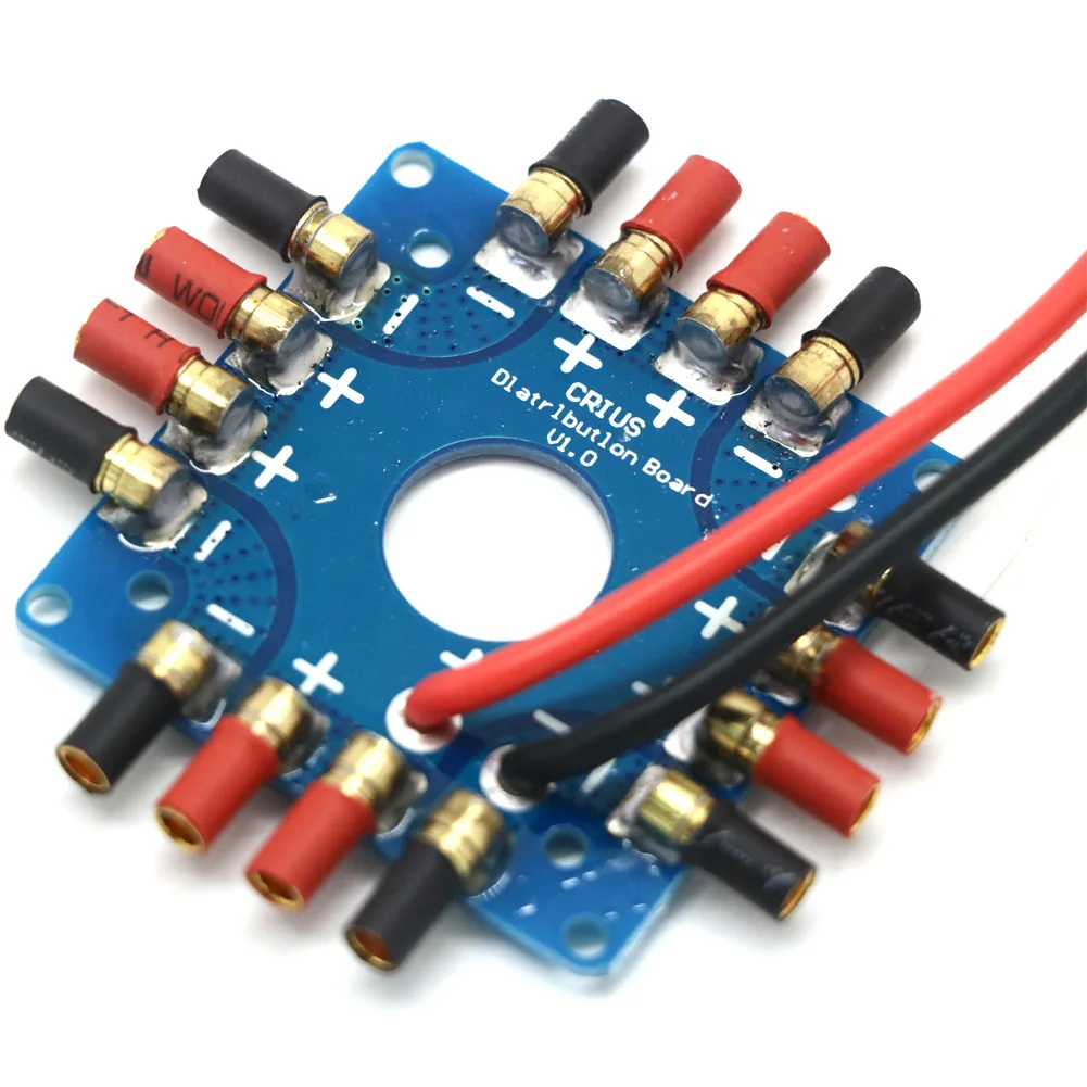 ESC Distribution Board Connection Board Soldered T / XT60 Plug & 3.5mm Banana Bullet Connectors For Quadcopter Multicopter FPV