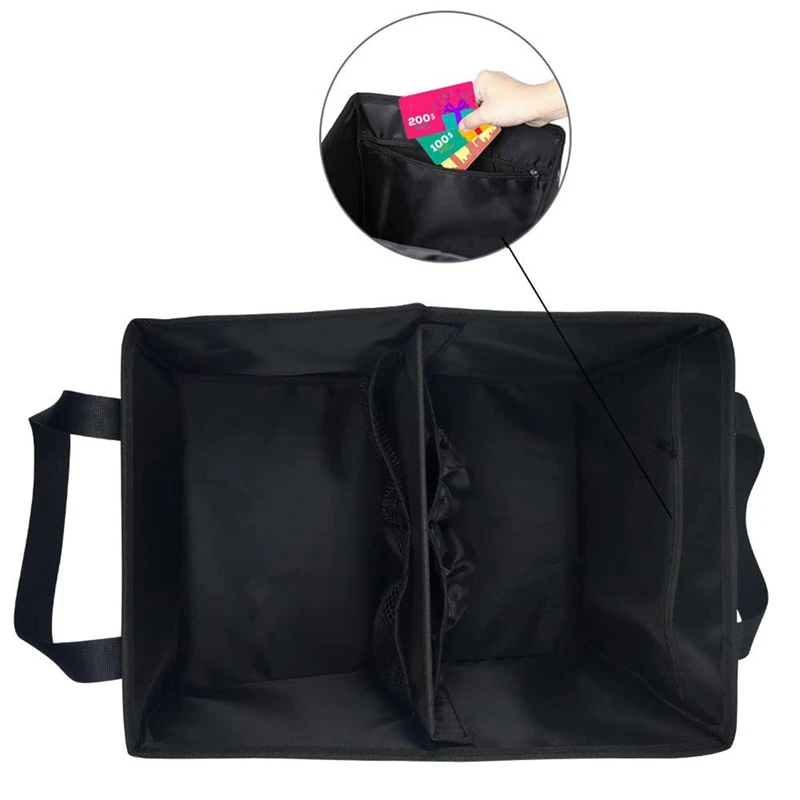 Car Boot Organiser Seat Front Seat Organiser Storage Boxes Large Capacity Portable Compact Simple Black image 6