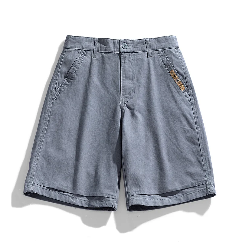 Calção solta estilo japonês masculino, calção confortável masculino, respirável, tipo romano, cintura média, calça sólida, casual, nova chegada, viagem, 2023