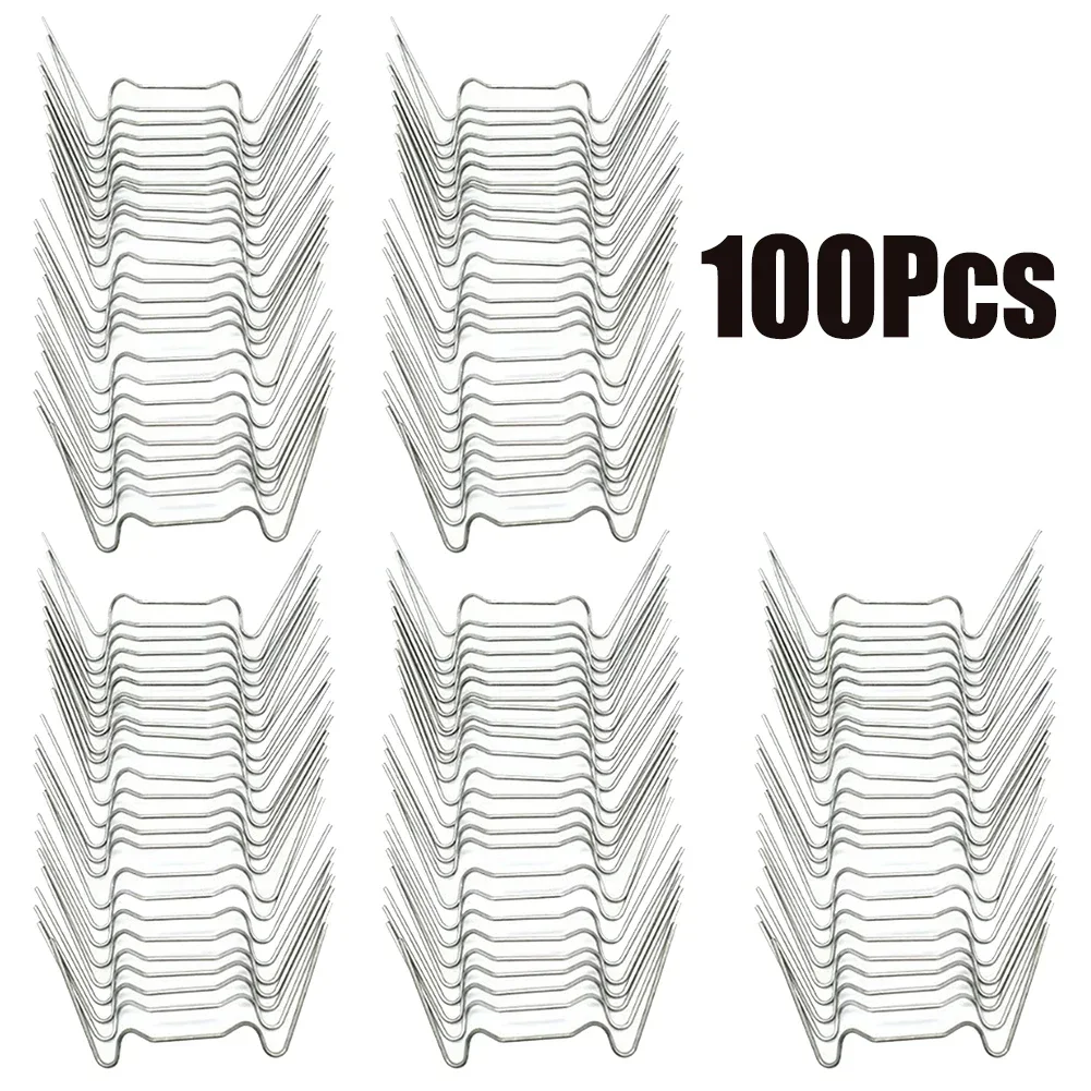 

100pcs Stainless Steel Greenhouse Glazing Clips W Glass Clips For Greenhouse Spares Garden Greenhouse Supplies