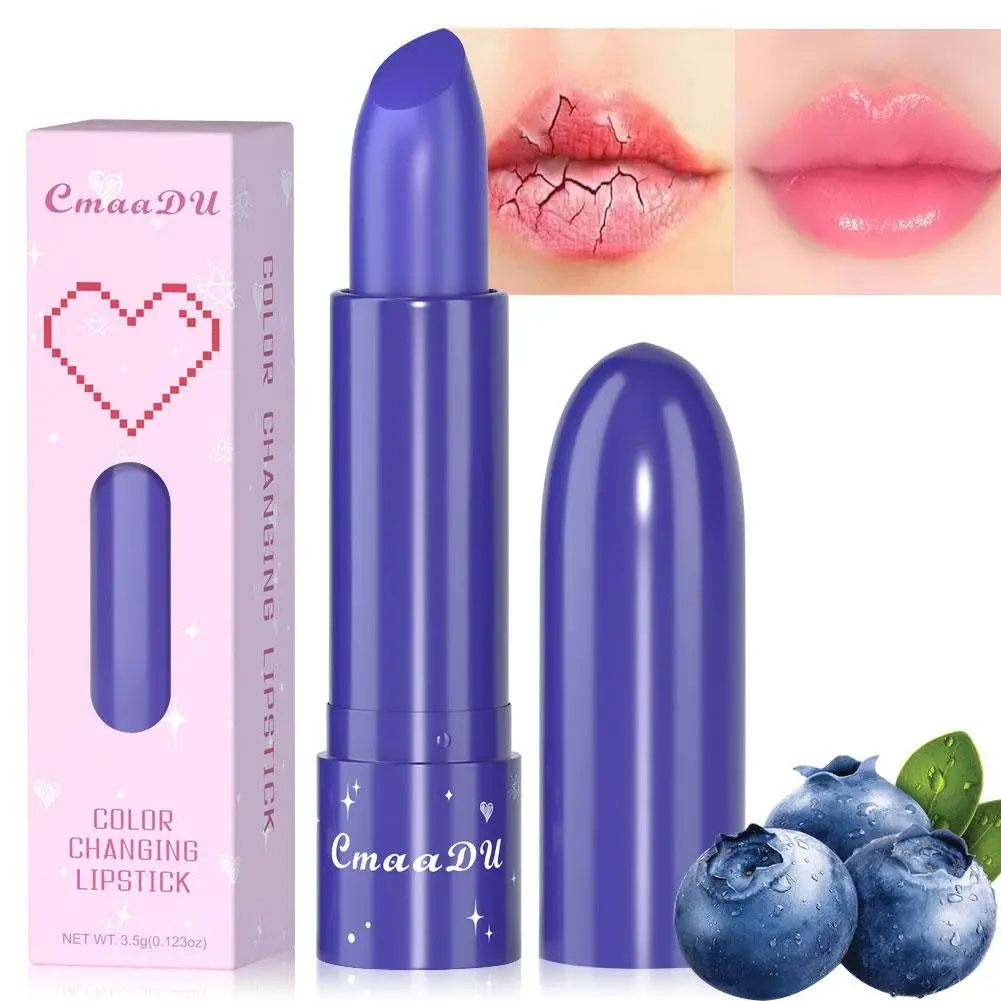 Fruit Jelly LipBalm Color Changing LipBalm Dual Use Reduce Lip Wrinkles Lasting Moisturizing Hydrating Anti-drying Natural Lips