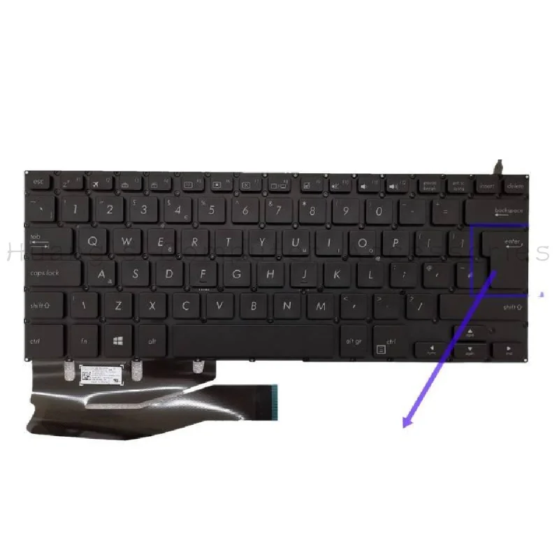 Новая клавиатура с подсветкой SS+New UK для ноутбуков ASUS TP410U TP410UA TP410UF TP410UR TP410URR TP410UAR, запасная часть
