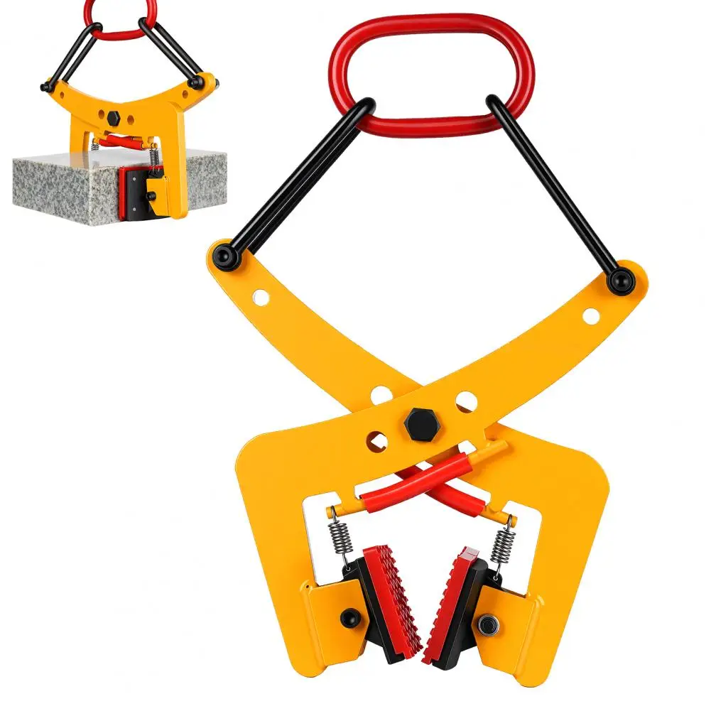 

770LBS Vertical Stone Lifting Clamps, Granite Slab Transporting Clamps, Heavy Duty Stone Carrying Clamp 2-4-6 inch Opening Size