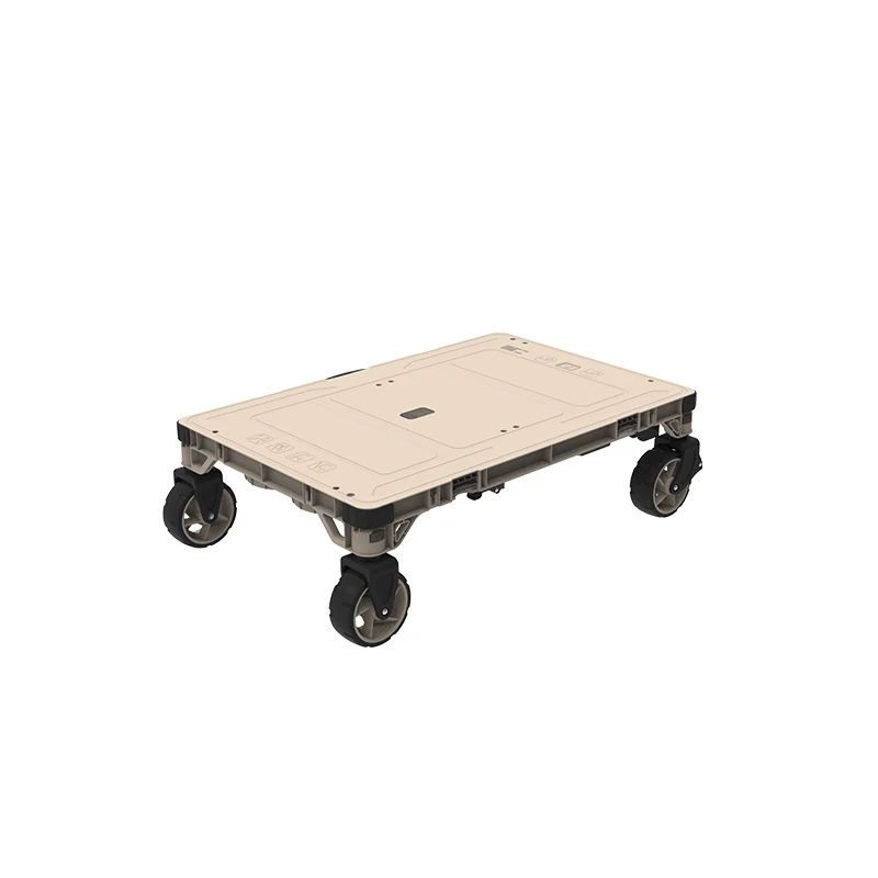 For HEAVY DUTY Industrial New Easy-Carry Folding Table Outdoor Camping Tool Multifunctional Lightweight Four-Wheel