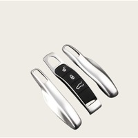 Porsche Key Fob Cover Case Shell Compatible with 911 Panamera Cayenne Macan Auto Remote Key Protector Accessories