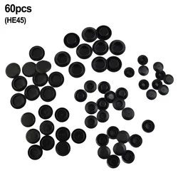 60 Piece Flush Mount Black Plastic Hole Plug Assortment Auto Body Sheet Hole Plug Combination Auto Body Fasteners