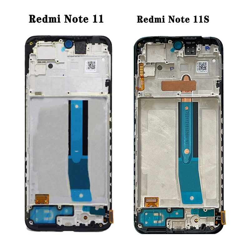 Pantalla LCD Super AMOLED para Xiaomi Redmi Note 11 (Global), montaje de digitalizador con pantalla táctil, piezas de repuesto para Redmi Note 11S