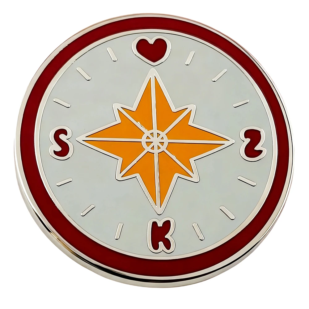 SKZ-Compass Emaille Pin K-Pop Abzeichen Koreanische Band Peripherie Musik Schmuck Fans Geschenk Sammeln Souvenirs Neuheit Dekorativ