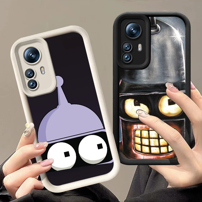 Futuramas Robot Bender Phone Case For Xiaomi 11 12 13 Lite 12T 13T 14T Pro Redmi A1 A2 Plus A3 9A 9C 9T 10C 12C 13C 5G 14C