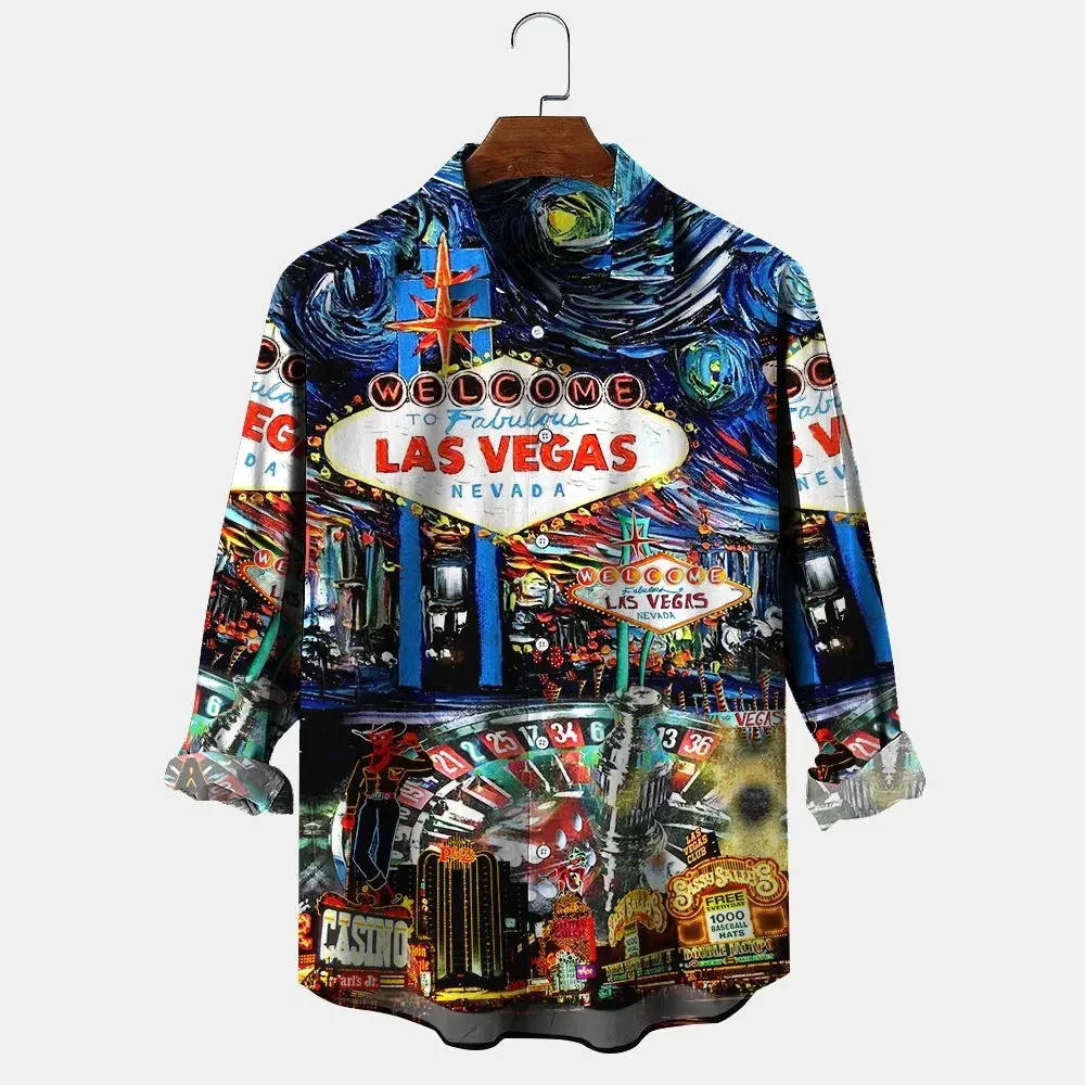 Creative Patterns 3D Printed Men Shirt Man/Women Casual Fashion Short Sleeves Shirts Lapel Button Tops Oversized Unisex Clothing